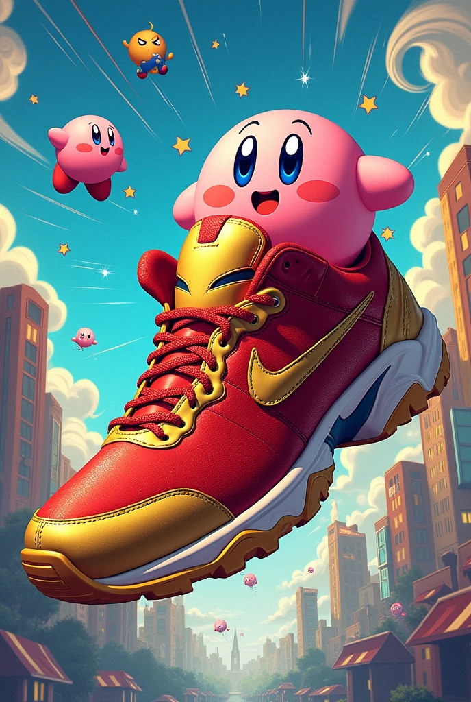 Iron man shoe with Kirby 