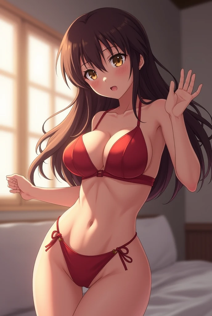 Sakura showing her vagina