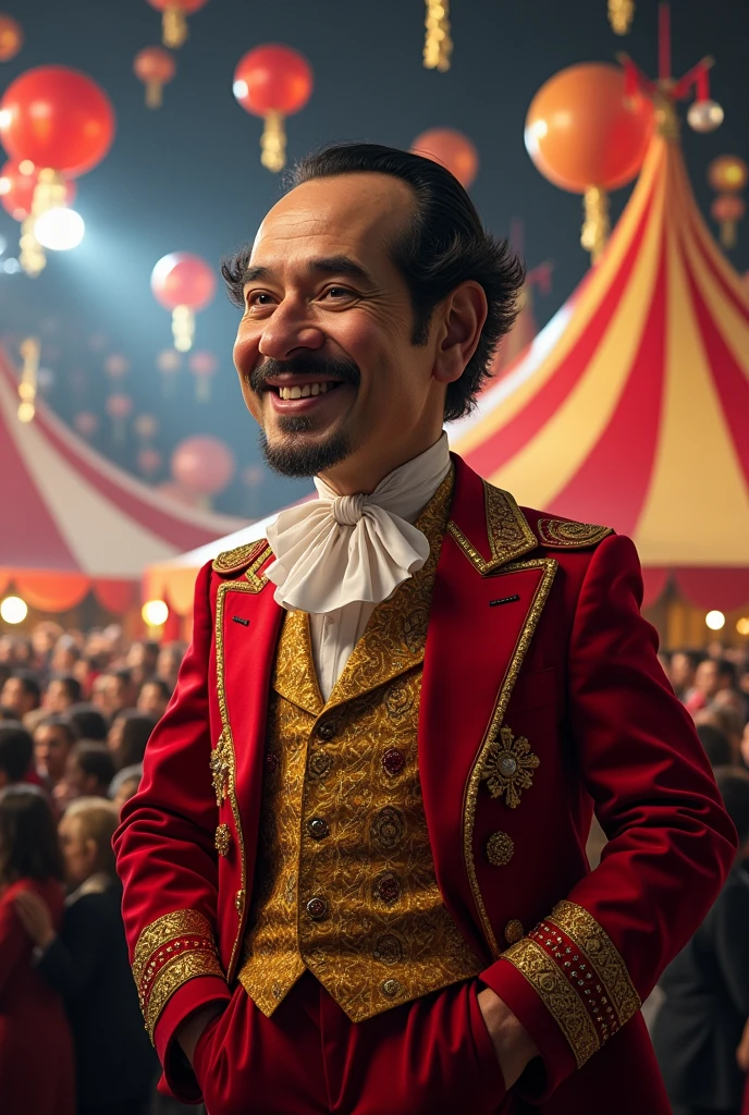 Ringmaster Big Head Real Life Details Style 4k 8k
