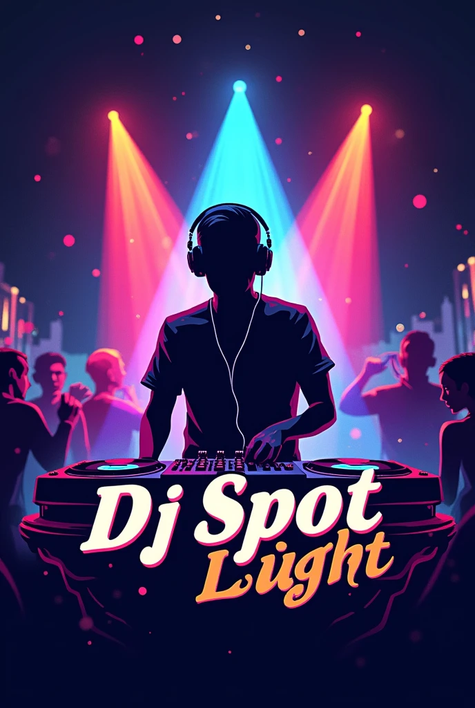 logo DJ spot light