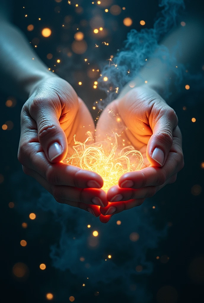 Hands close-up、Movie Posters、magic、inflammation