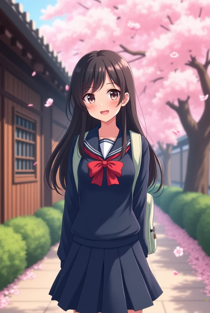 Cute Japan high school girl