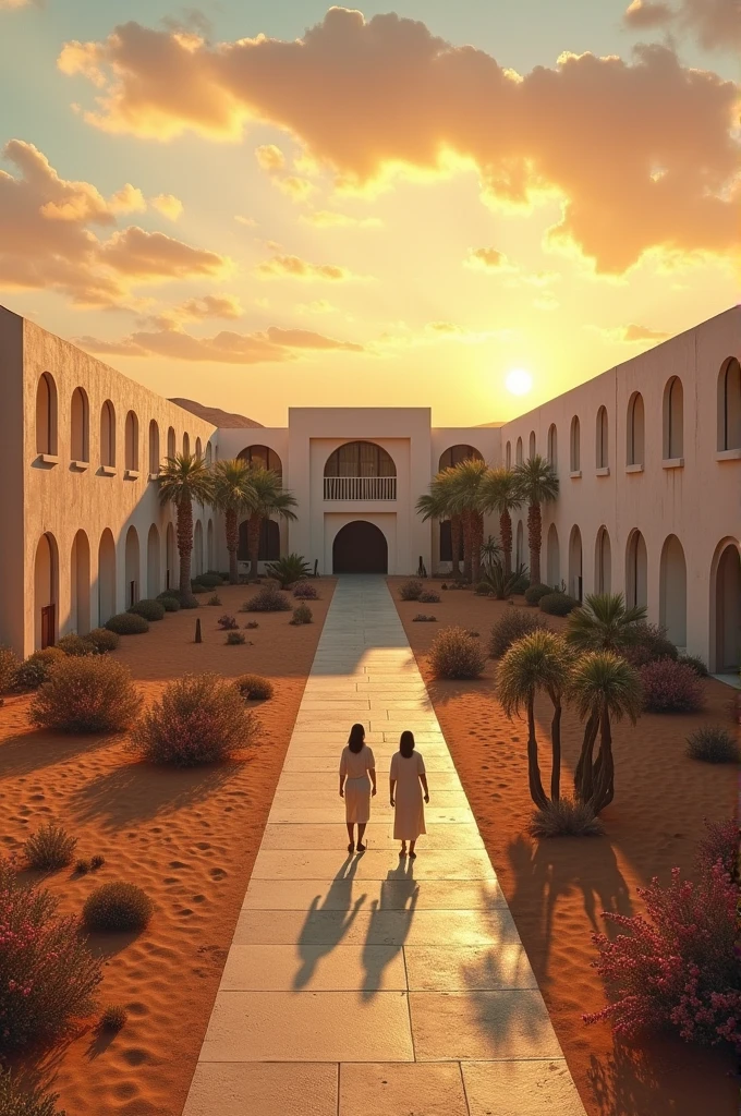 In a desert where there is a psychiatric hospital