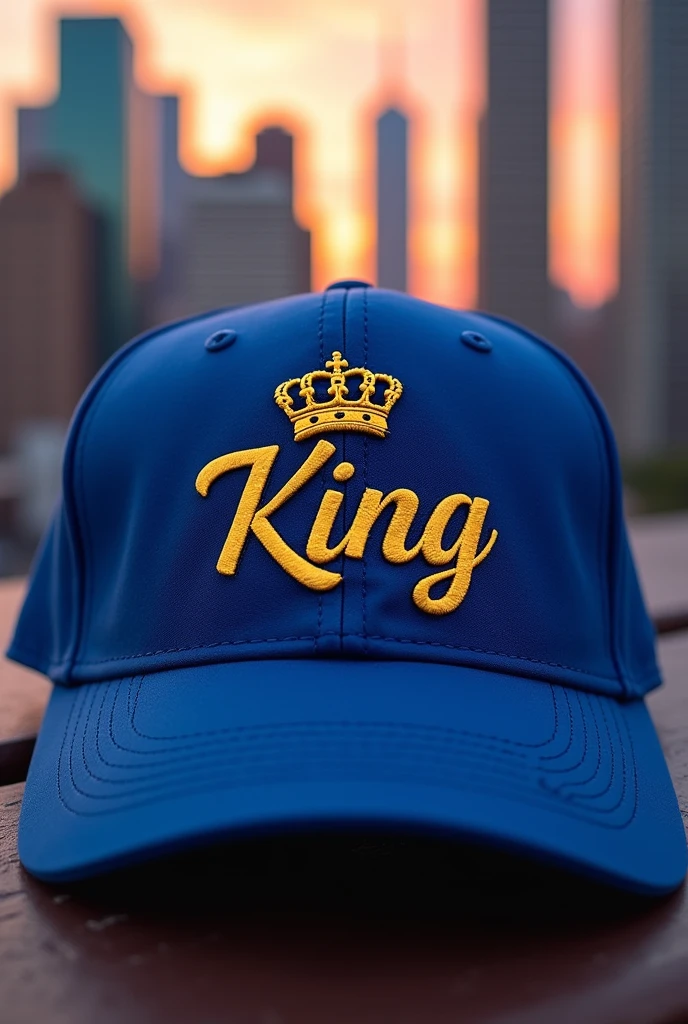 Create a cap that says King