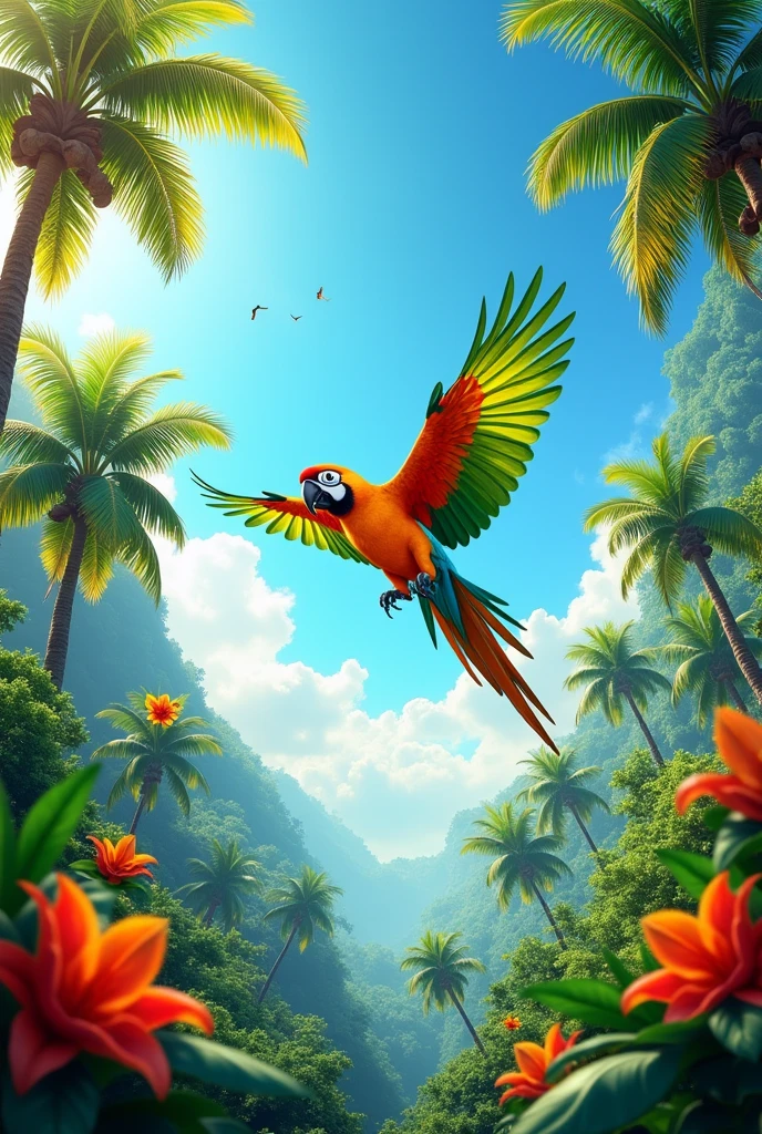 Flying parrot 