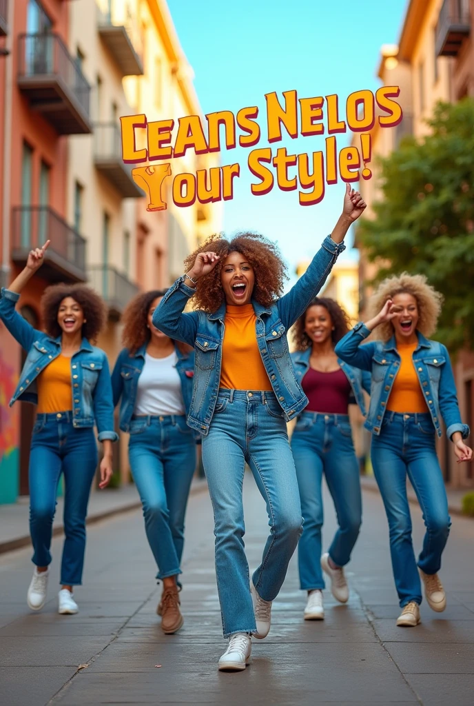 A jeans day advertisement for tomorrow