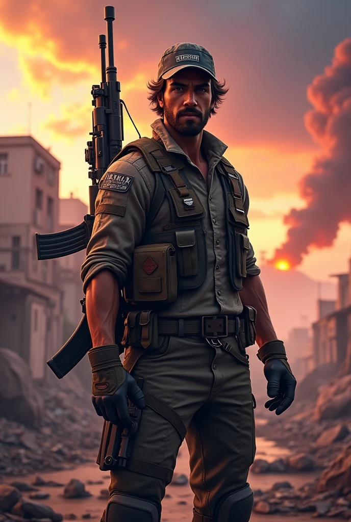 Free fire game image man