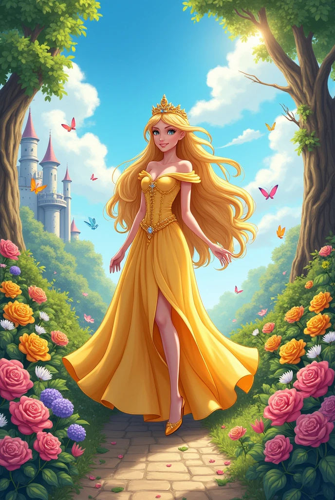 A 3-template princess comic with a happy love ending