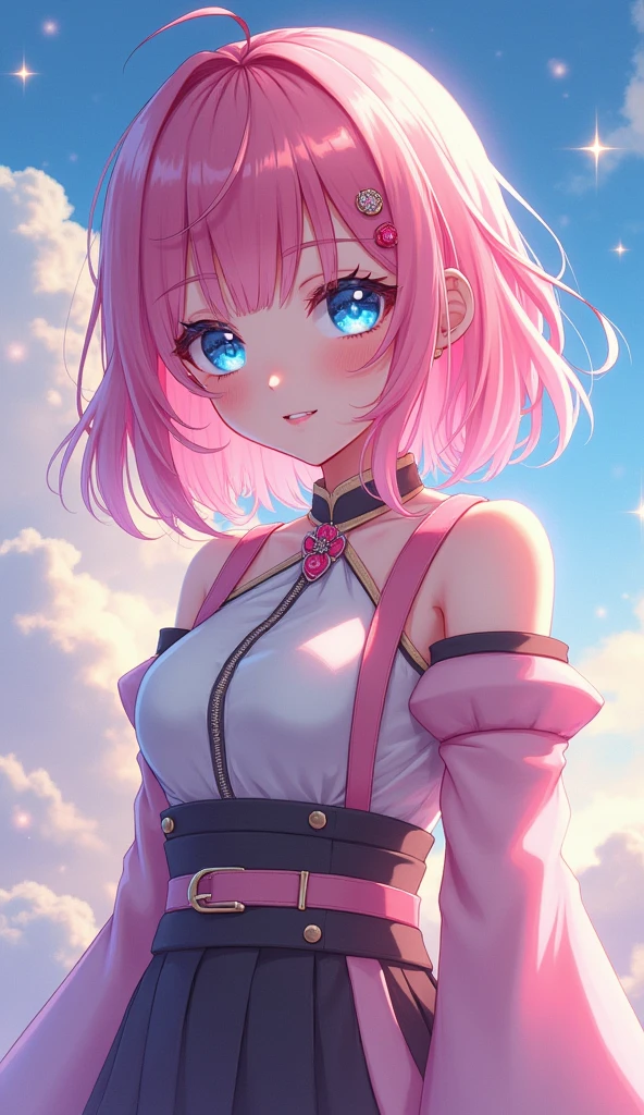 Best quality,masterpiece,ultra high res,(photorealistic:1.4),anime girl,shoulder,charming,Looking at the camera