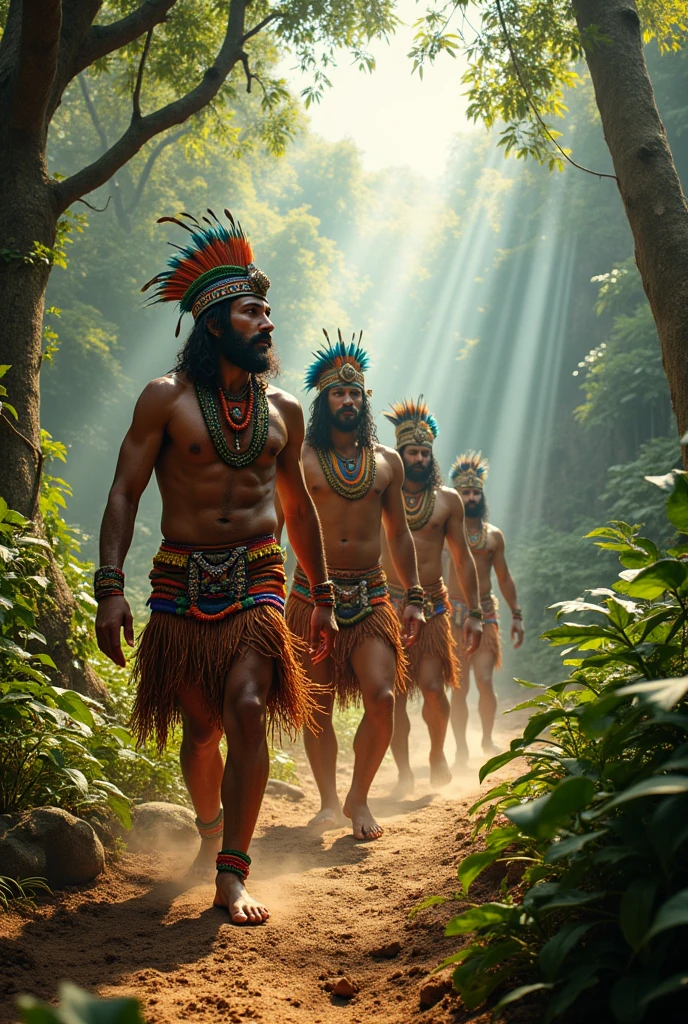 The first 4 Mayan men created according to the Popol Vuh