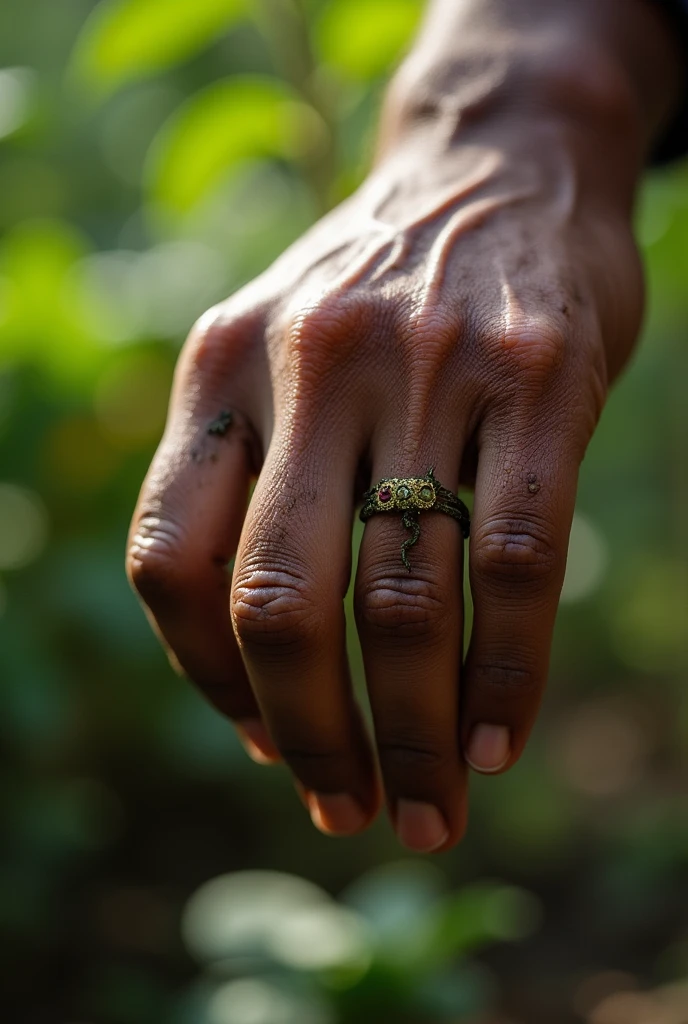(Close-up of hand)