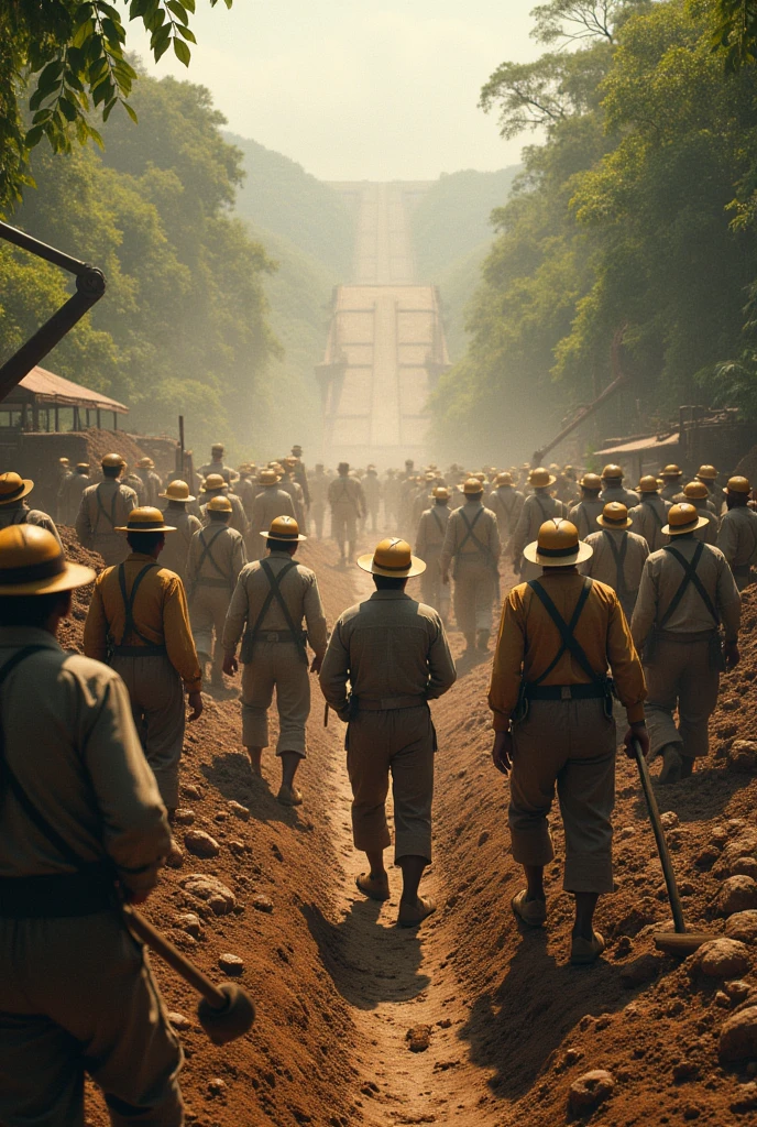 Labor during the construction of the Panama Canal