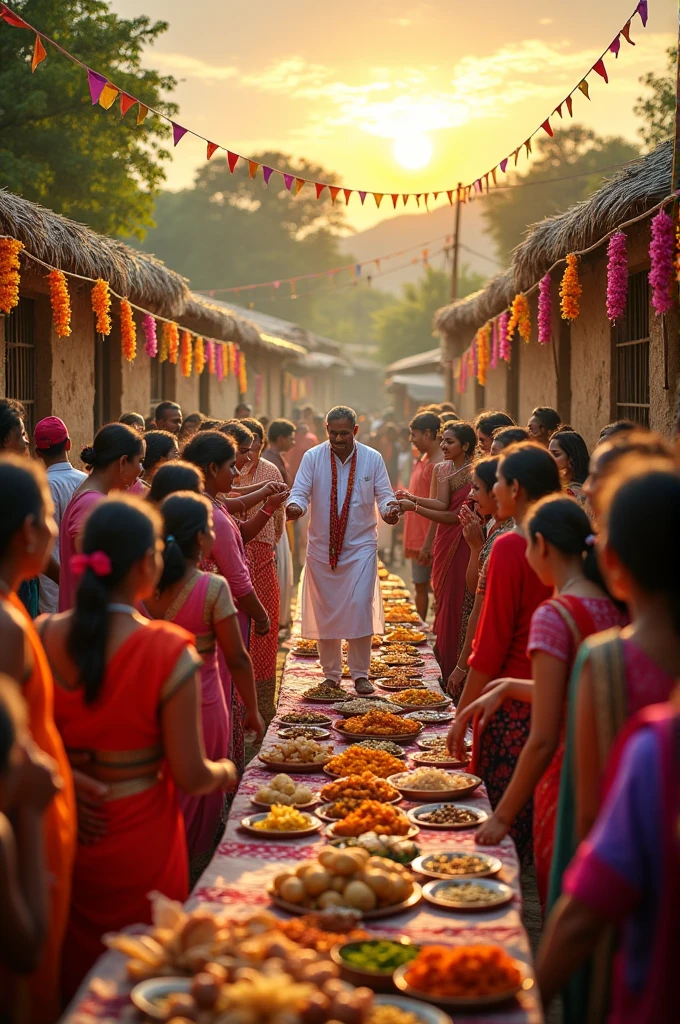 Celebration: A festive village celebration in honor of the new clinic and Dr. Sudhir.