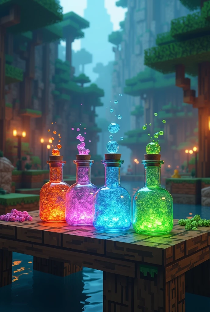 Minecraft Regeneration Potion and its variants