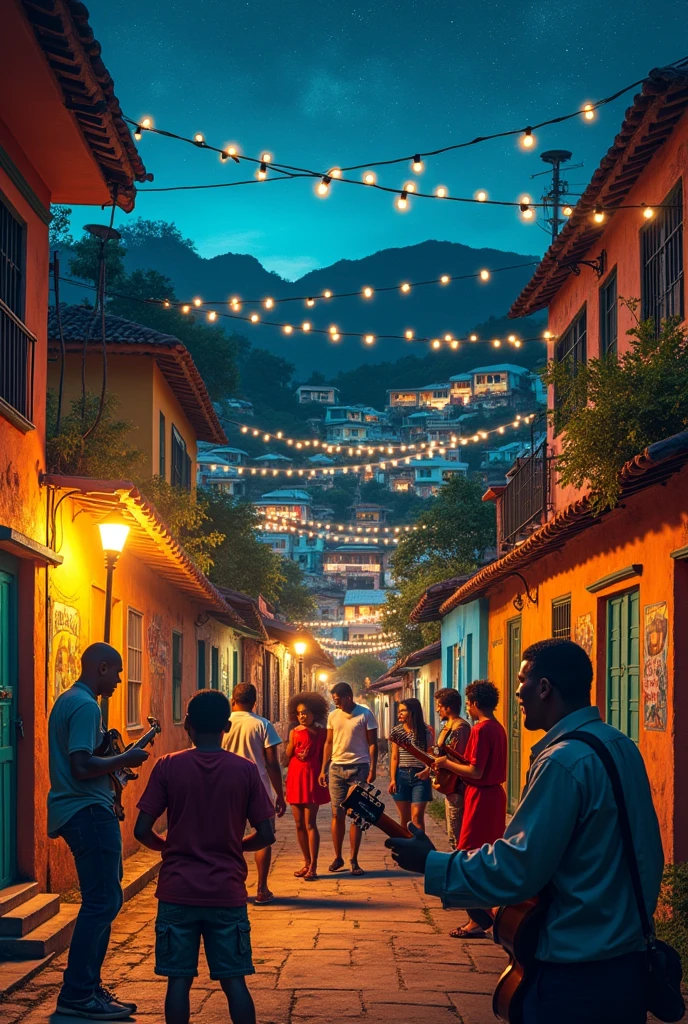 A music cover of a favela