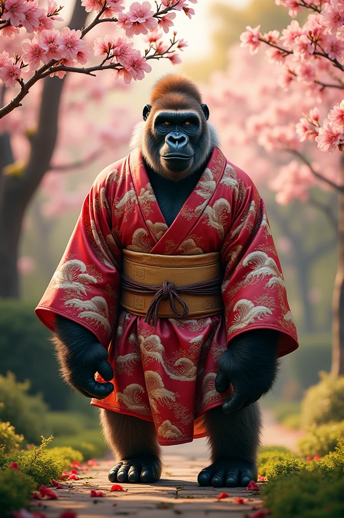 Gorilla in kimono