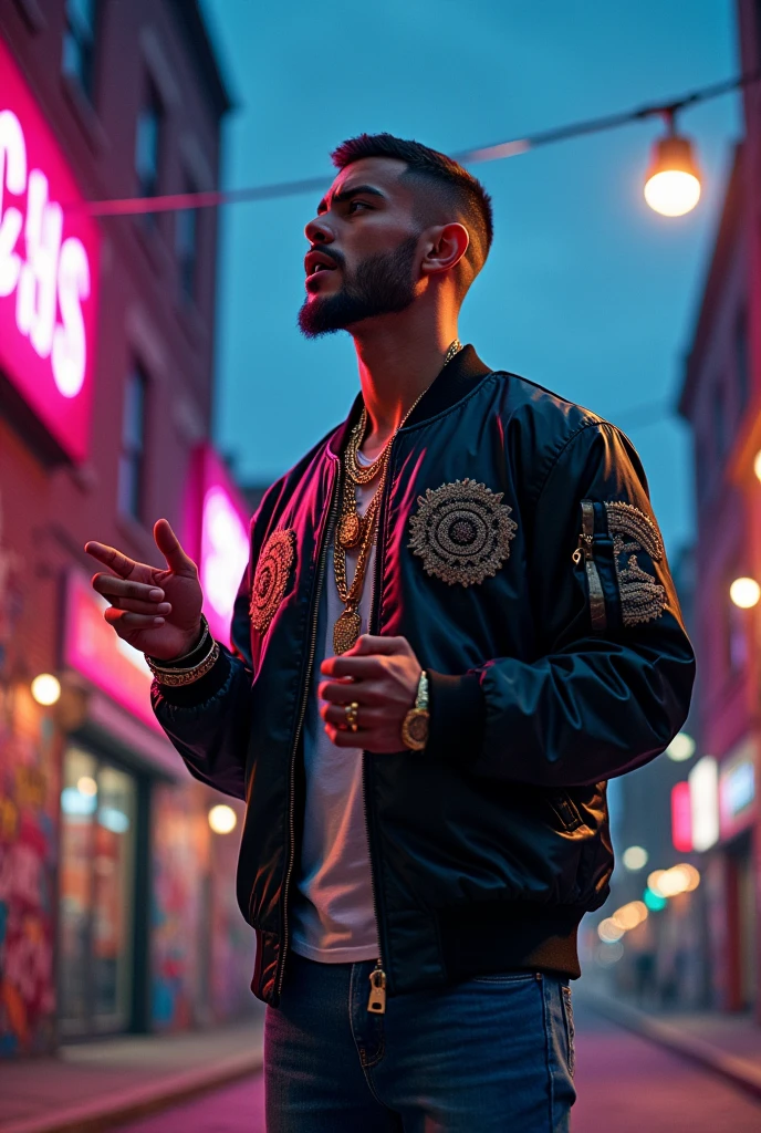 A handsome rapper