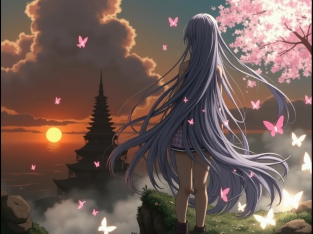 In a high-quality anime style that looks beautiful