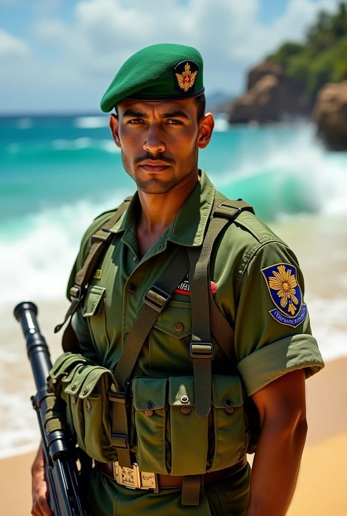 A soldier from Guarapari