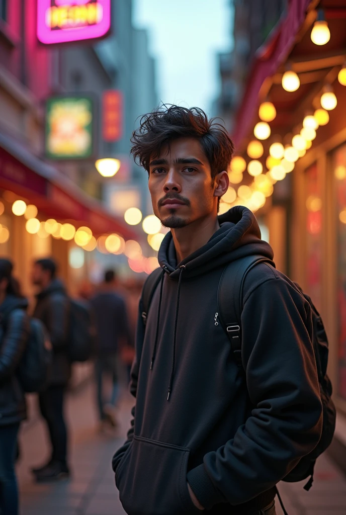 A young man worried about his ethnicity