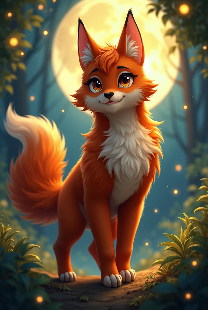 Sexy furry, sexy thicc thighs, nude, skin totally covered with fur