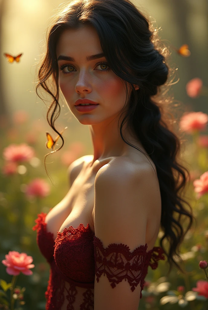 Princess Snow White in lingerie