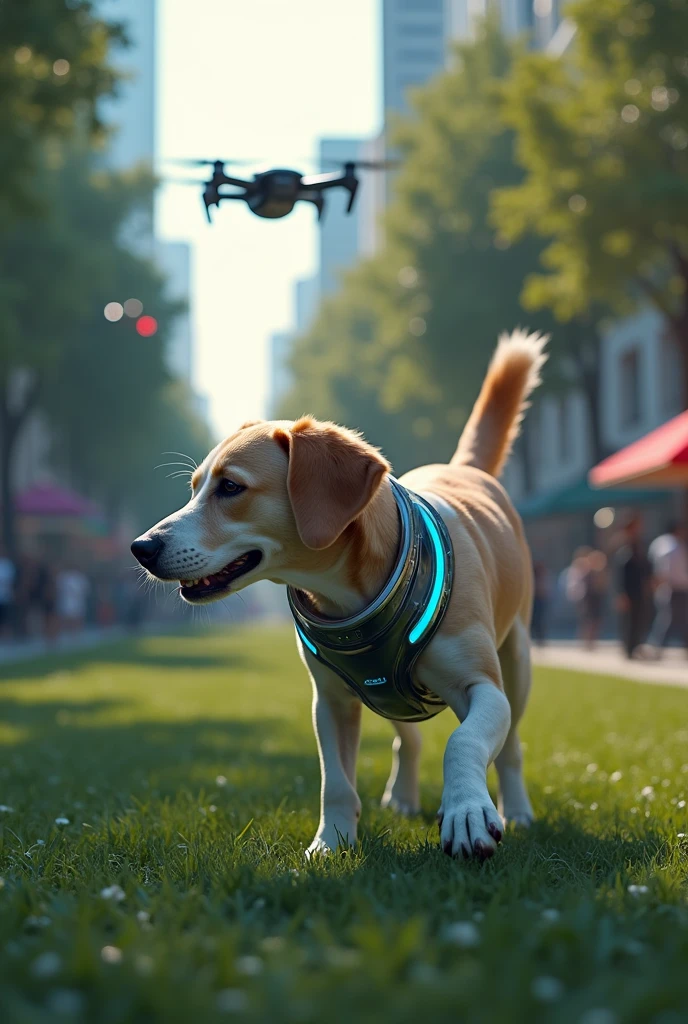 A robotic animal collar 