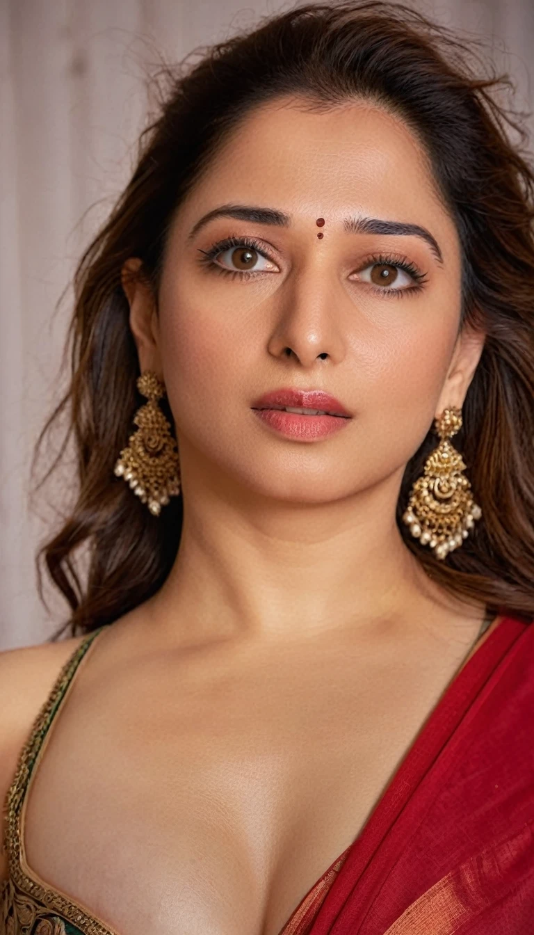 Tamhwx woman in sexy red saree and bikini blouse showing cleavage,(milf),((marathi woman)),((35 year old)),night time, no light,without flash ,photo,(upper body photo), ((showing cleavage and navel in bikini blouse and saree)),milf,mouth open, no make up, raw photo(, Sexy BODY SHOT,(((Closeup body bustshot))), sexy,(((ultrarealistic skin))),Realistic still of a nude woman,highly detailed face and body,(( seducing)),((tamhwx woman)),((nude)),((free long shaggy messy hair being hold by viewer)) after waking up from bed, beautiful eyes ,emotional, harmonious, vignette, 4k epic detailed, shot on samsung galaxy s23 gear, 35mm photo, sharp focus, high budget, epic, gorgeous, film grain, no makeup,free shaggy hair,grainy, (Raw photo:1.1), ((Full body Portrait)), , (intricate details, masterpiece, best quality:1.4) , looking at viewer, outdoors, day, highly detailed face, ((tamhwx woman)), beautiful eyes, cute, enchanted, magic, stunning, intricate, elegant, highly determined, colorful