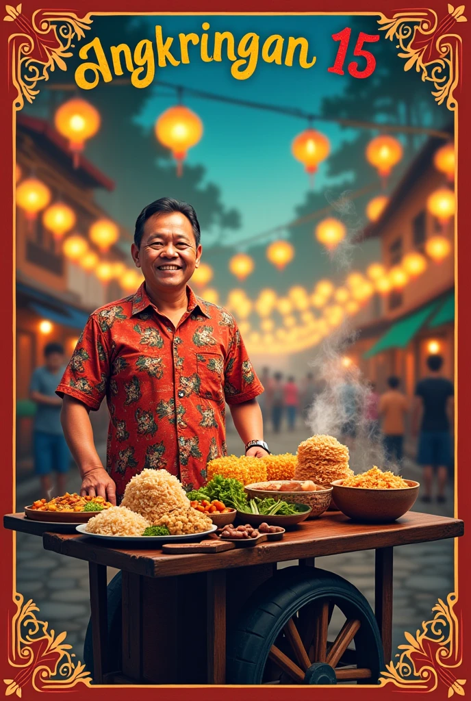 Create a banner design for me with the name 'Angkringan 15'