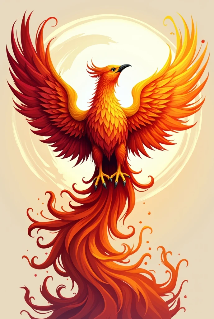 A phoenix vector art
