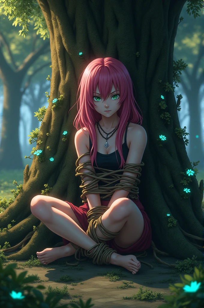 Sakura Haruno tied up