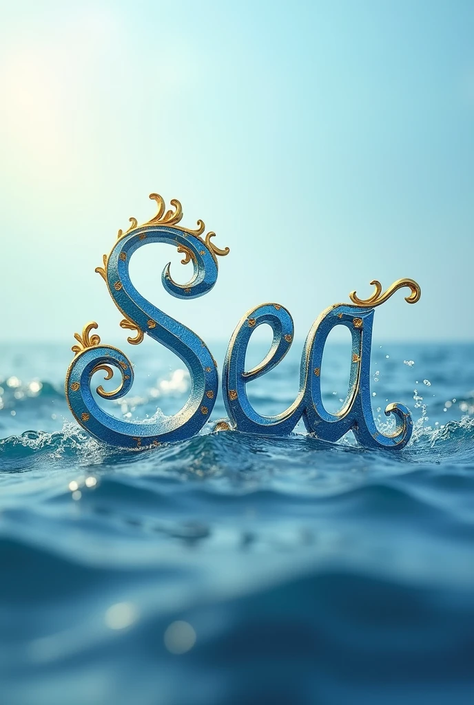 A Greek typography logo with the word "sea" representing excellence and elegance