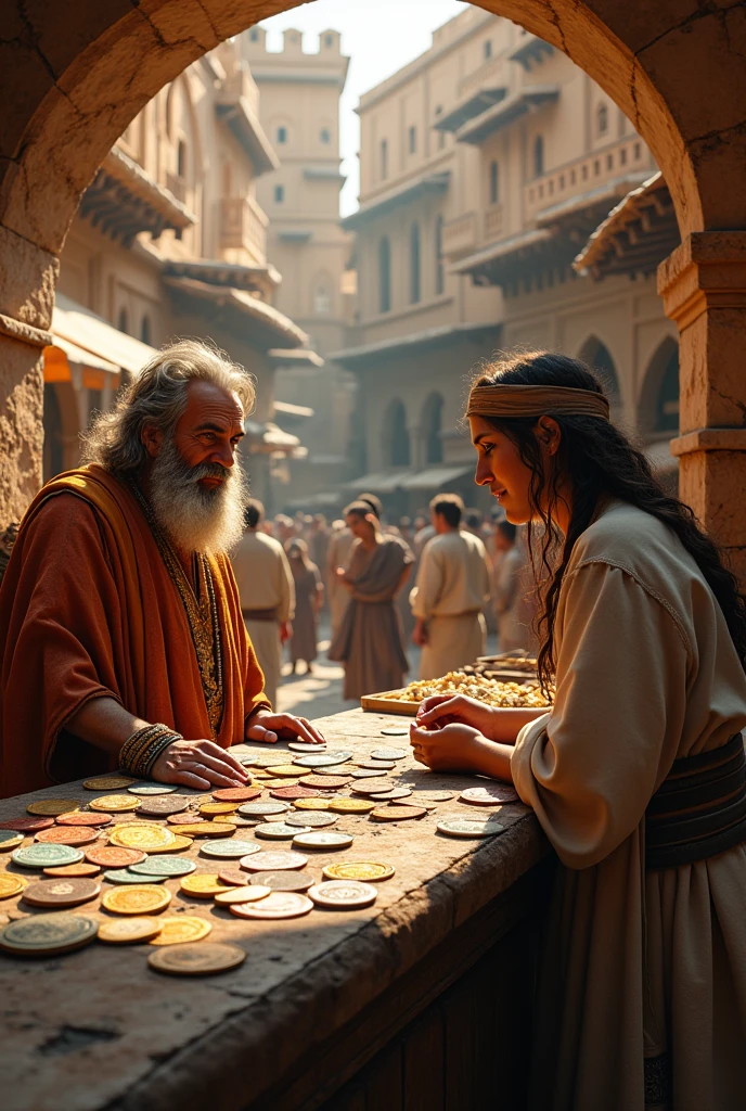 tickets, coins in ancient capitalism