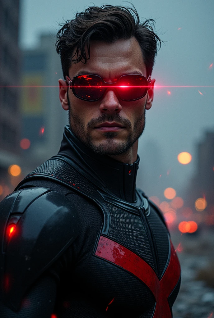 Henry cavil as cyclops from X-Men