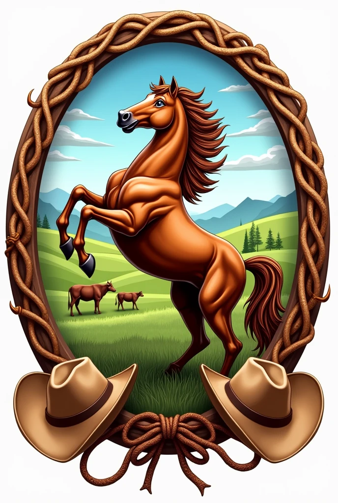 A Ranch Themed Badge