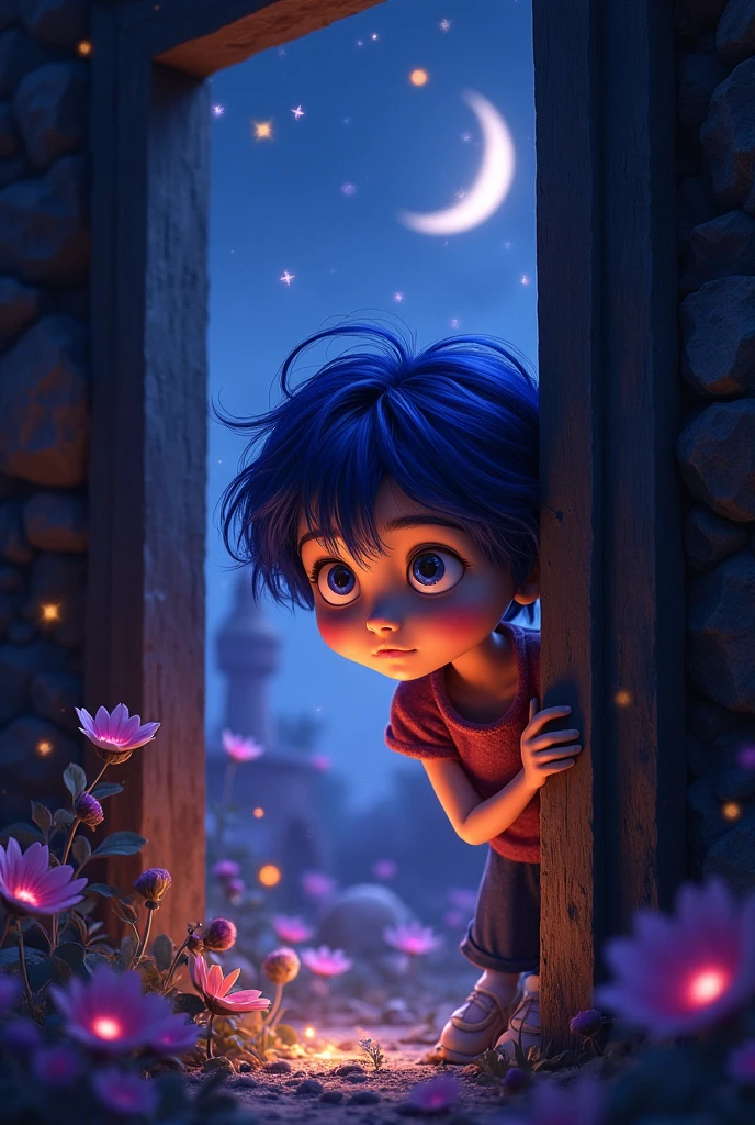Jeon Jungkook as the character Coraline in a live-action adaptation of the movie "Coraline" 