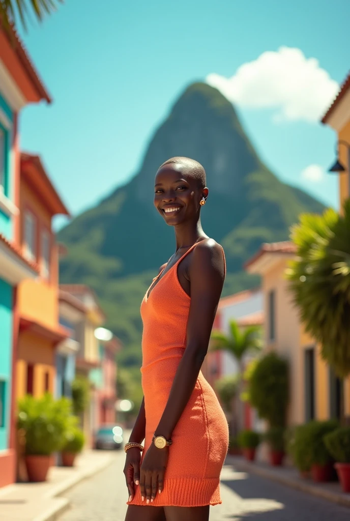 photo, realistic, irl, score_9, score_8_up, score_7_up, score_6_up, source_photo, rating_safe, soniaRolland 1girl, 24 years old, mid body portrait, dark skin, perfecteyes, brown eyes, dark mid sized hair with ponytail, eye contact, happy, blushed, aroused BREAK wearing wool dress BREAK  Floating city in the sky with airships and magical technology
<lora:soniaRolland:0.35> <lora:Sonia_Rolland_for_everClearPony:0.8>