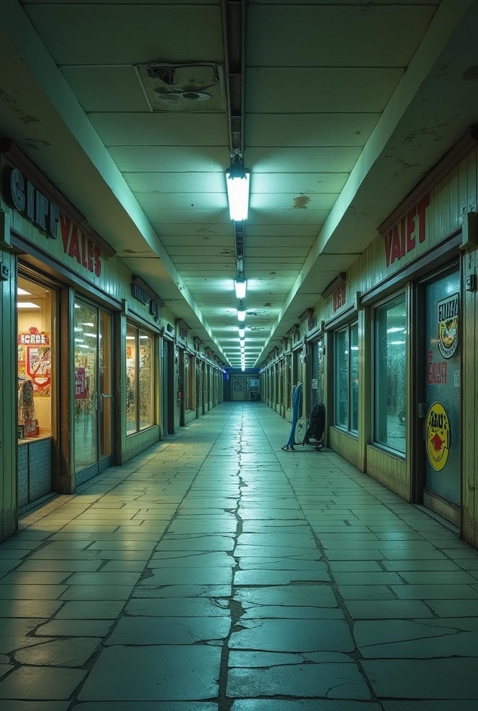 Make an image of a liminal space
