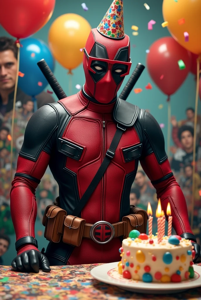 Deadpool
Costume for Comic Birthday Party