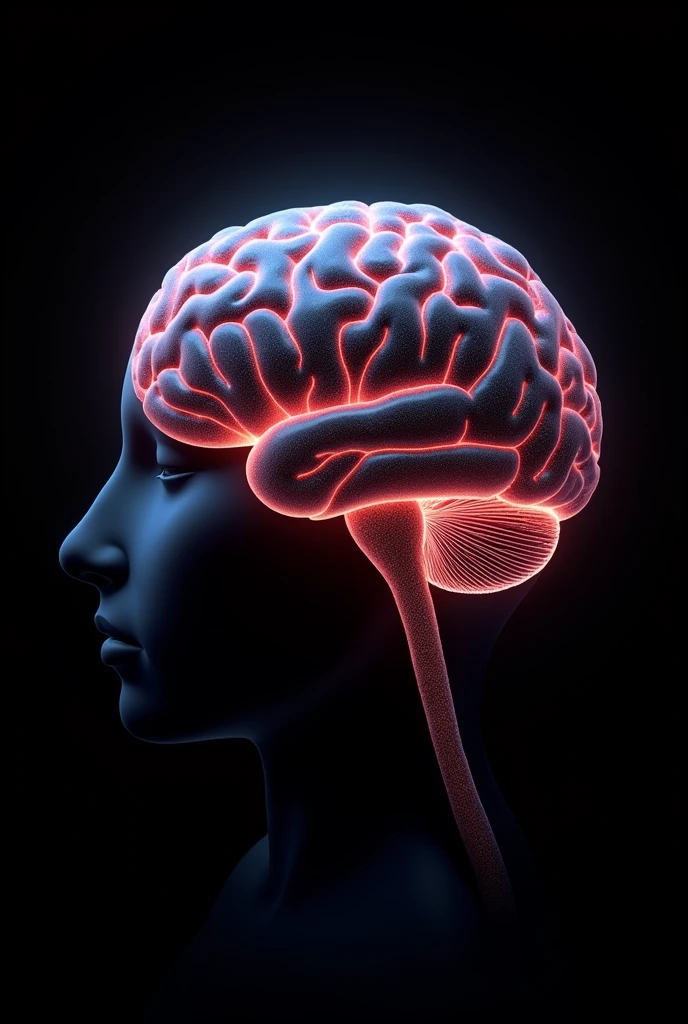 A brain that looks real, only showing half of the brain. 