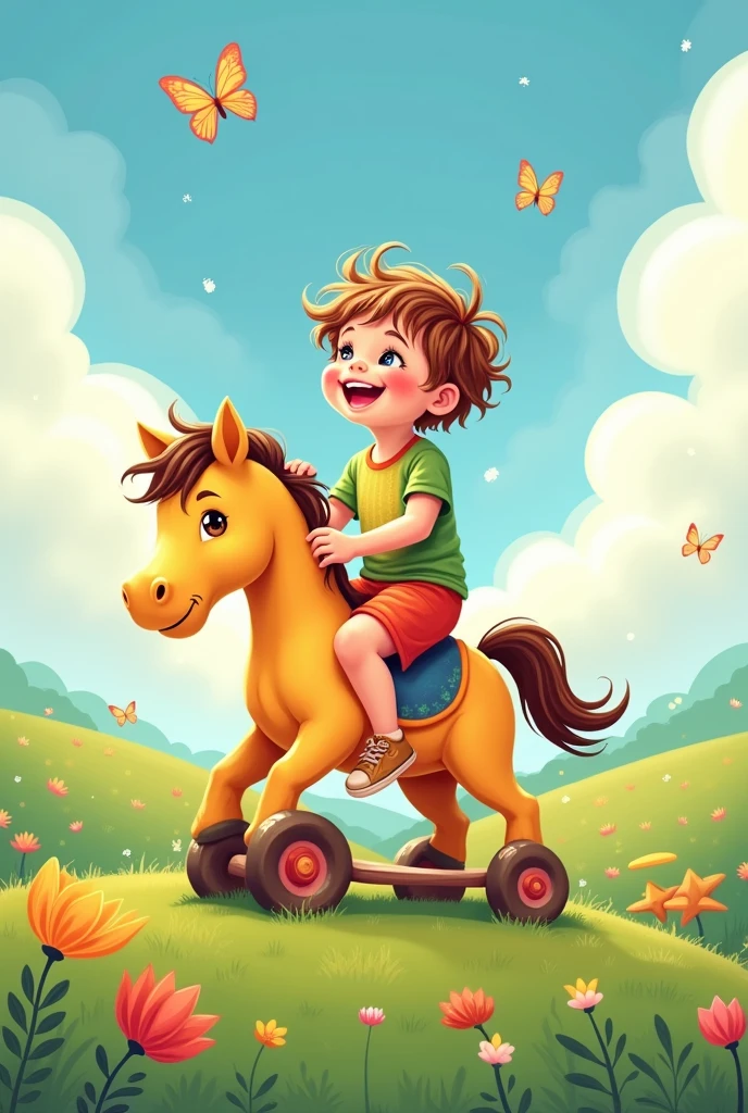 Put your child on it and make it look like a drawing