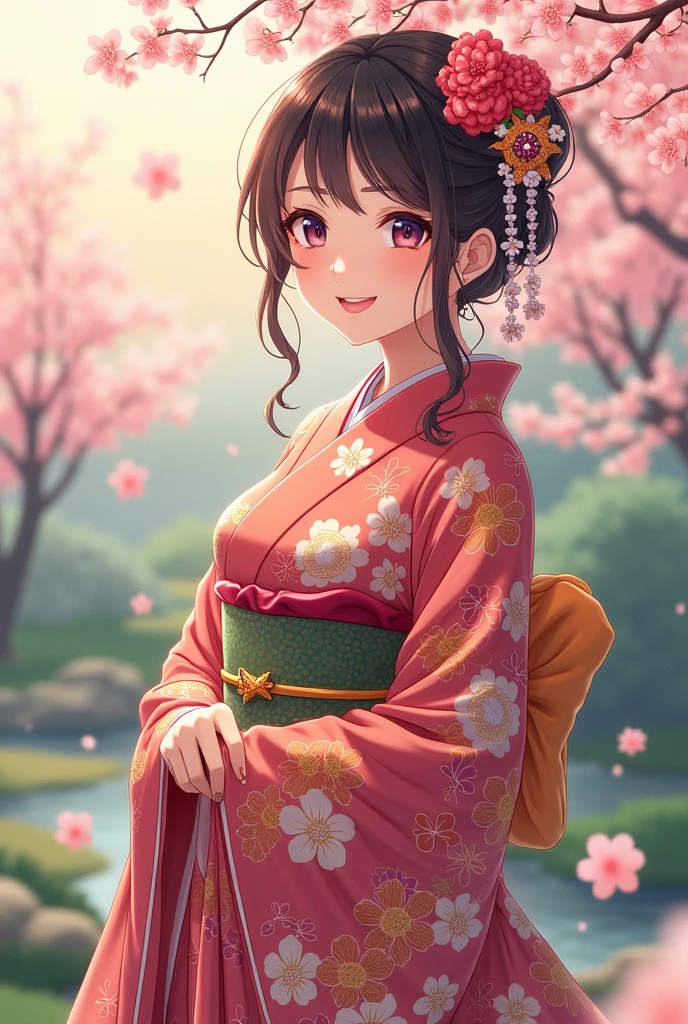 1girl, japanese clothes, yukata, upper body, (mature female:1.5),seductive smile,
masterpiece, best quality, intricate details, anime screencap, flat color,