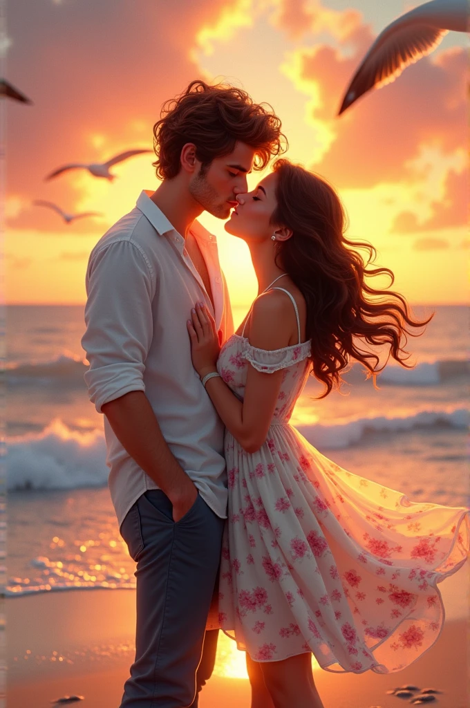 I want to create two people kissing