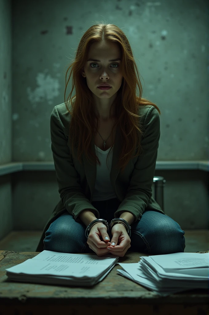 Eve handcuffed 