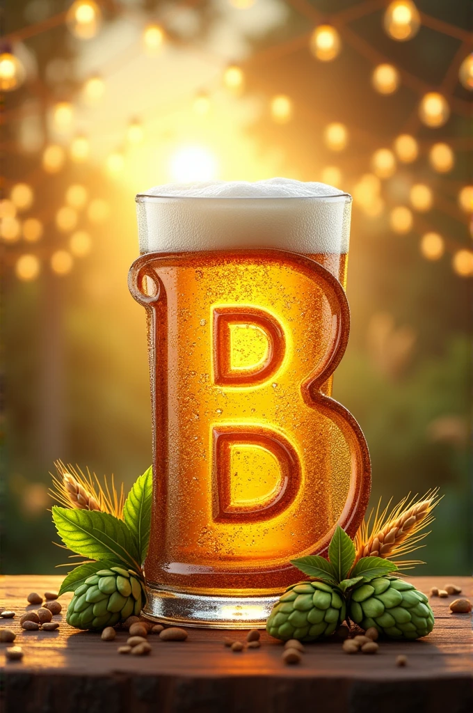 Beer Logo with a Ball