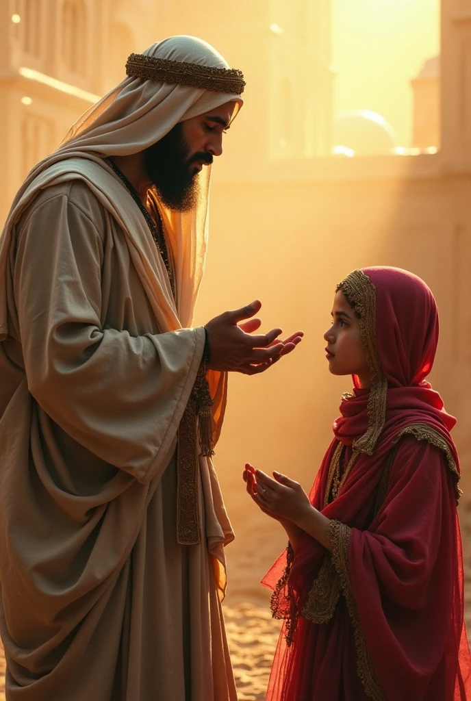 The Prophet Muhammad and young girls