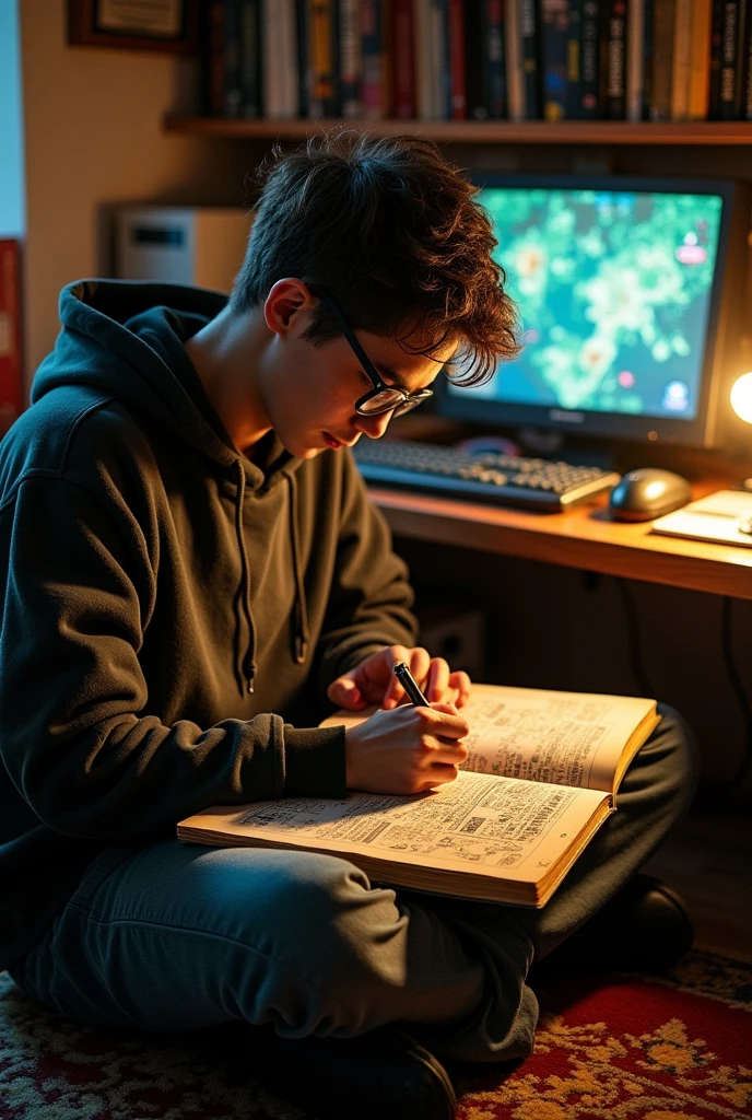 Player teaching himself