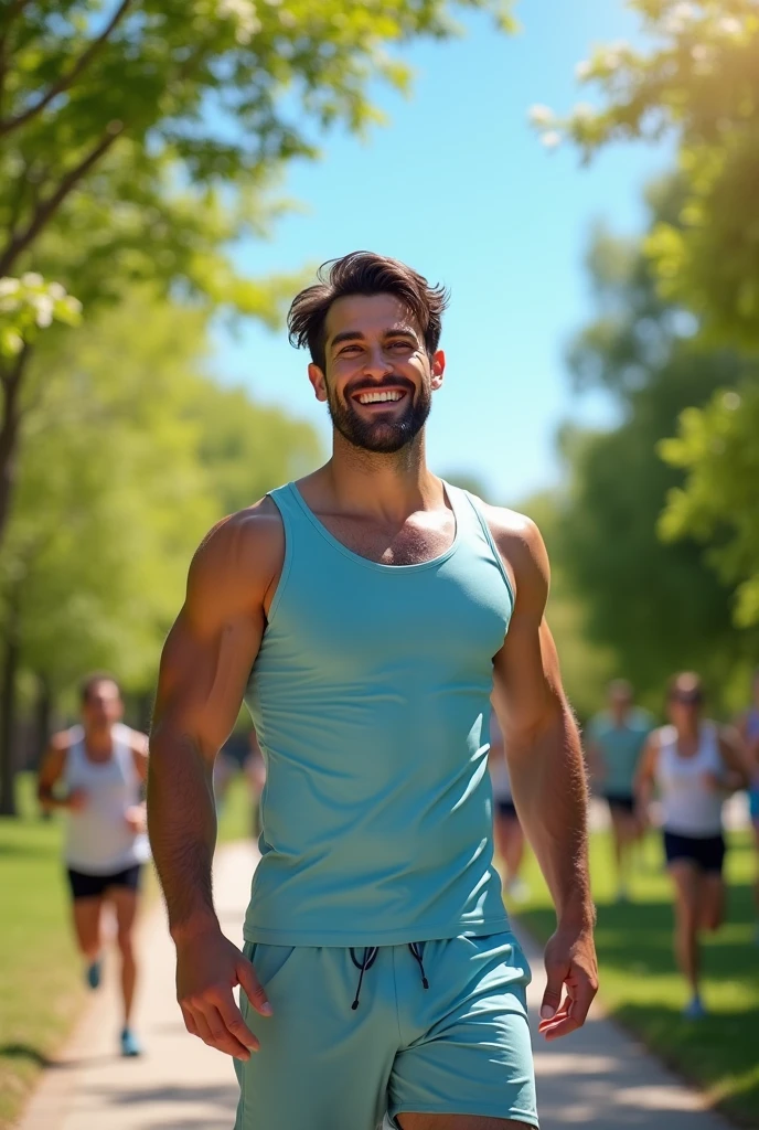 Healthy man