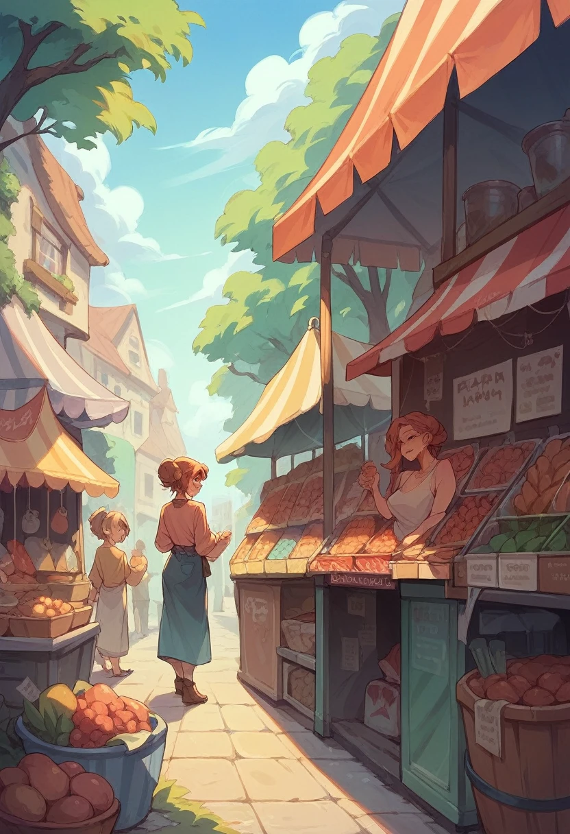 women in market