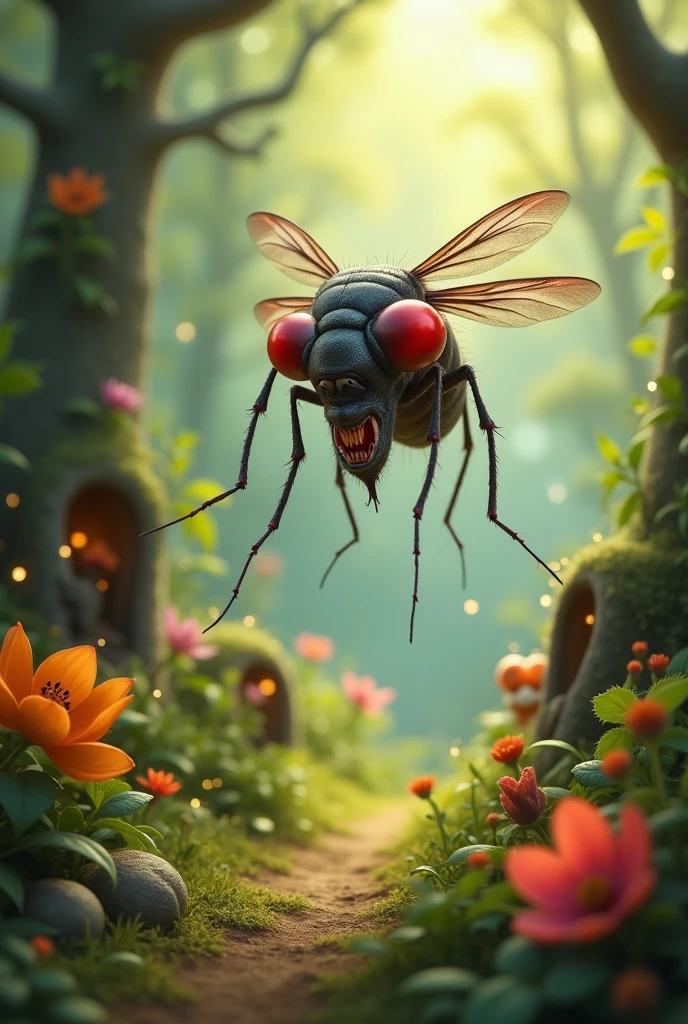  The evil mosquito had no chance to bite anyone.